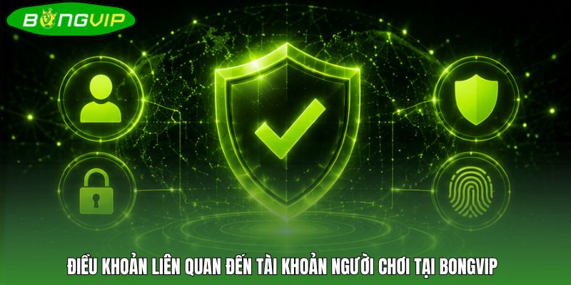 Điều khoản liên quan đến tài khoản người chơi tại BONGVIP