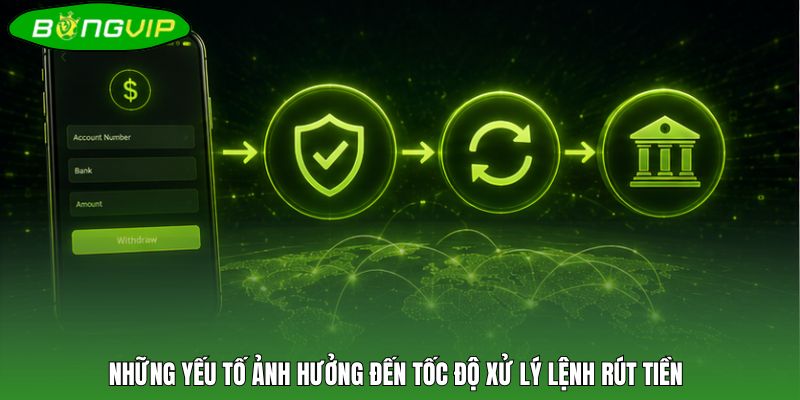 Những yếu tố ảnh hưởng đến tốc độ xử lý lệnh rút tiền