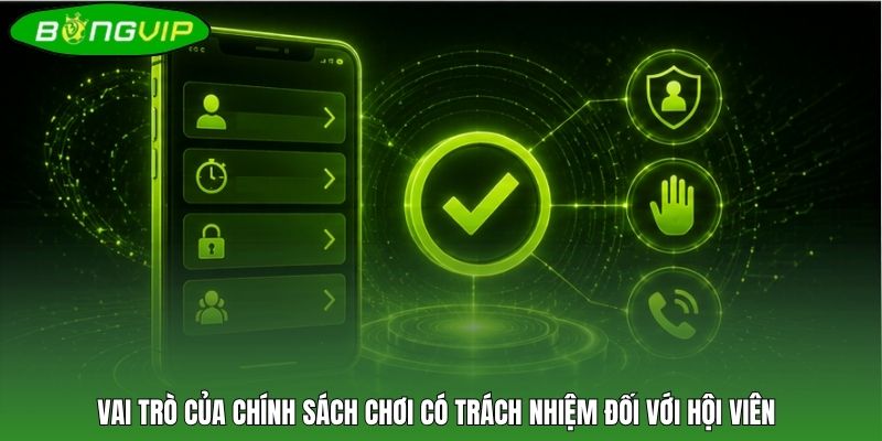 Vai trò của chính sách chơi có trách nhiệm đối với hội viên